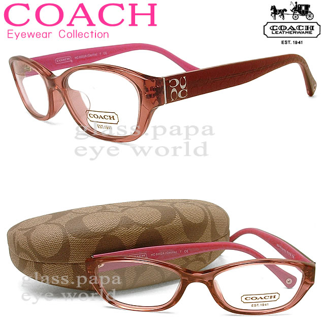 （コーチ メガネ）COACH 眼鏡 メガネフレーム バーガンディー HC6002A-5054 【送料無料】coach めがね 伊達眼鏡 セル
