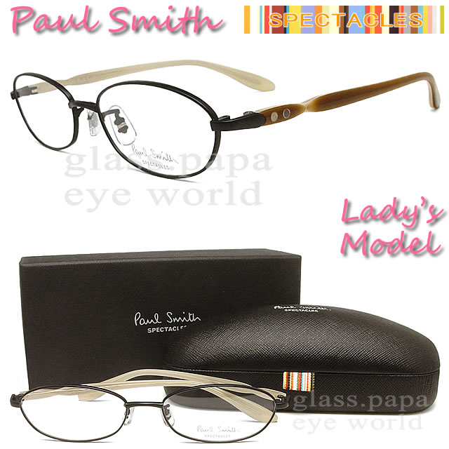 （ポールスミス メガネ）PAUL SMITH 眼鏡 メガネフレーム ブラック 9155-OX 【送料無料】 ポールスミス女性 セル オーバル めがね 伊達眼鏡☆