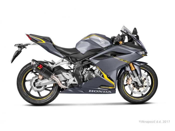 AKRAPOVIC アクラポビッチ スリップオンスリップオン カーボン JMCA対応 CBR250RR 17-19(2BK-MC51)