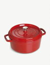 STAUB Eh LXgAC RRbg 24cm Round cast iron cocotte 24cm #CHERRY