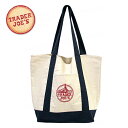 【20日限定★全商品ポイント5倍】TRADER JOE'S トレーダージョーズ ロゴ刺繍 キャンバス エコバッグ ママバッグ トートバッグ