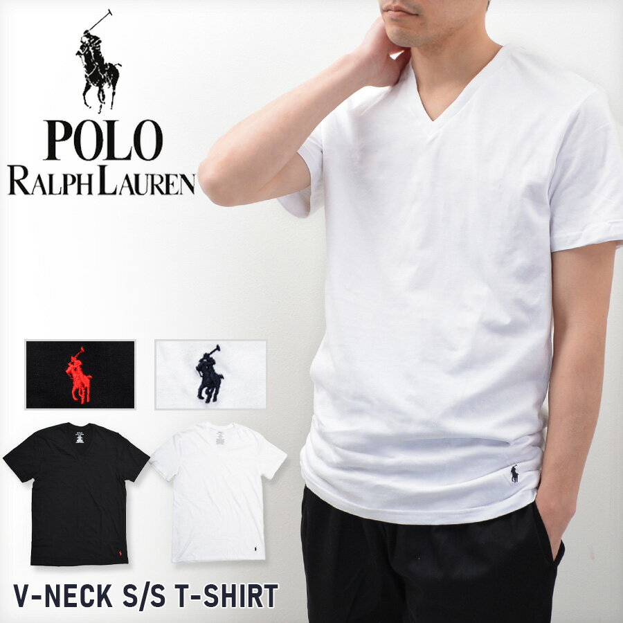 【レビューを書いてメール便送料無料】POLO RALPH LAUREN ラルフローレン Tシャツ RL66 Vネック ワンポイント ポニー 半袖 Tシャツ 無地V-NECK S/S T-SHIRT 【5250円以上で送料無料・メール便対応・メンズ】【返品不可】