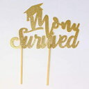 All About Details Mom Survived - Grad Cap Cake T