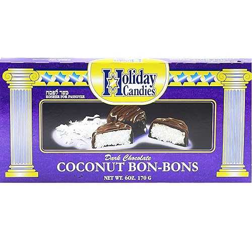ホリデーキャンディーズ、ココ<strong>ナッツボン</strong>ボン、過ぎ越しのコーシャ、6オンス Holiday Candy Holiday Candies, Coconut Bonbons, Kosher for Passover, 6 OZ