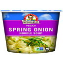 ショッピング玉ねぎ マクダガル博士の正しい食品ビーガンネギヌードルスープ、1.9オンスカップ（6パック）グルテンフリー、非GMO、無添加オイル、認定された持続可能な管理林からの紙コップ Dr. McDougall's Right Foods Vegan Spring Onion Noodle Soup, 1.9 Ounce Cups (Pack