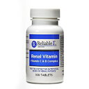 ショッピングタブレット 信頼できる1つの研究所男性と女性のための腎臓のビタミンC＆B複合体（ボトルあたり100錠）（シングル） Reliable-1 Laboratories RELIABLE 1 LABORATORIES Renal Vitamin C & B Complex for Men and Women (100 Tablets Per Bottle) (Single)