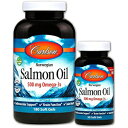 ショッピング鮭 カールソン-ノルウェーサーモンオイル、500 mgオメガ-3、ノルウェーサーモンオイルサプリメント、野生のオメガ3サーモンオイルカプセル、持続可能な供給、脳、心臓、関節の健康、180 +50ソフトジェル Carlson - Norwegian Salmon Oil, 500 mg Omega-3s, Norwegi