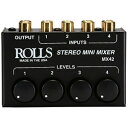 ロールスMX42ステレオミニミキサー Rolls MX42 Stereo Mini Mixer