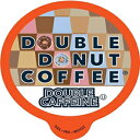ショッピングpod Double Donut Coffee Double Donut High Caffeine Coffee Pods, Extra Strong Double Caffeine Coffee Cups for Keurig K Cup Brewer Machines Single Serve Dark Roast Coffee, 24 Count