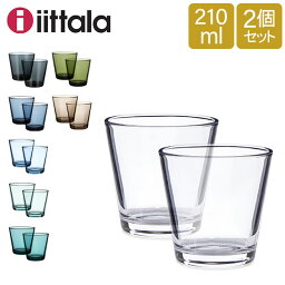 ＼GW中は買えば買う程お得クーポン／ イッタラ iittala カルティオ グラス ペア 210mL タンブラー 北欧 ガラス Kartio Tumbler 2 Set フィンランド コップ 食器 おしゃれ