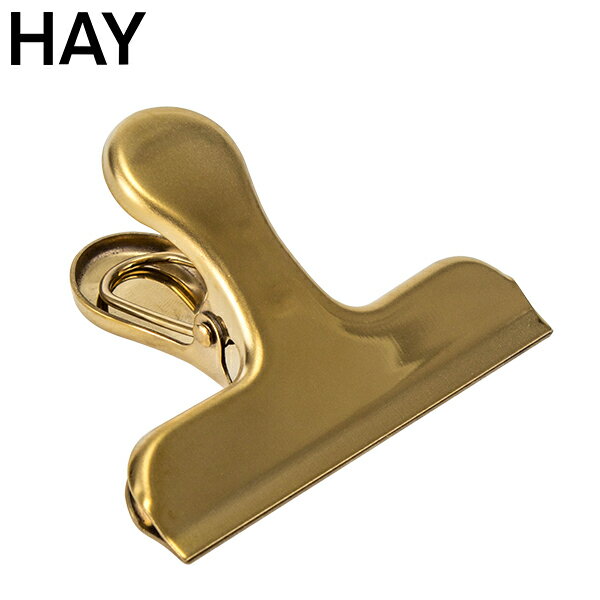 【コンビニ受取可】 ヘイ HAY クリップ ゴールド Brass Clip Clip with handles ステンレス おしゃれ 北欧雑貨