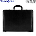      1Nۏ SAMSONITE T\iCg Leather Business U[rWlX Leather Attache U[A^bVP[X Black ubN 43115-1041 rWlXobO u[tP[X 5Ҍ 