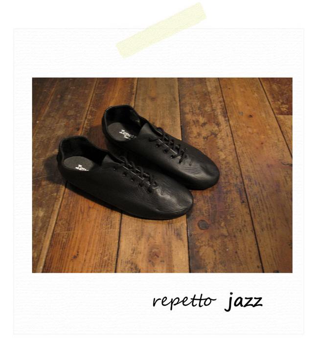 【現在庫で取扱終了の人気商品】 repetto JAZZ （ レペット　ジャズ ）　BLACK