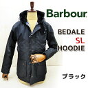 フード付きビデイルSL☆【日本正規販売代理店】BARBOUR BEDALE SL 【 BLACK / ブラック 】 ( バブアー ビデイル エスエル ) オイルド ジャケット バーブァー バヴアー バブワースリムフィット 細身【メンズ】