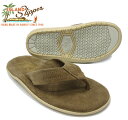 【即納】 リラックスサンダルなのに高級感アリ!【 ISLAND SLIPPER 】 アイランドスリッパ スエード PT 203 SUEDE THONG ( スウェード トング )【 TAUPE 】( トープ ) メンズ レディース アイランドスリッパー スウェード