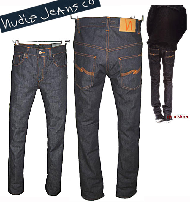 【レビュー記入で￥1,000　OFFキャンペーン実施中★】 NUDIE JEANS ( ヌーディージーンズ ) THIN FINN color（130）Dry StretchTHINFINN【送料無料&代引き手数料サービス】当店人気NO1スタイルチェーンステッチで裾上げもサービス★