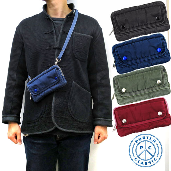 【新入荷】 PORTER CLASSIC ( ポーター クラシック ) SUPER NYLON WALLET POUCH ( スーパーナイロン ウォレットポーチ )（W20XH10.5XD2）約190gポーチ　バッグ　015-803　男女兼用