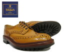 【サイズ交換1回サービス】 Tricker's トリッカーズ#6518 ローカット　ウイングチップダブルミッドソール　コマンドソール【エイコンアンティーク】