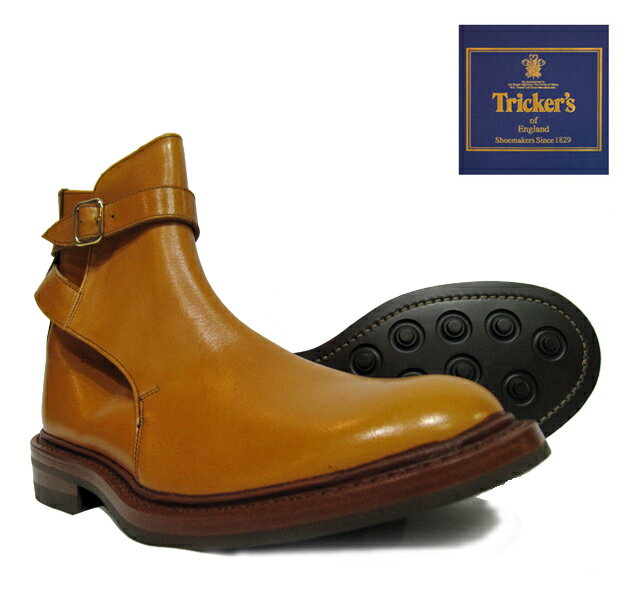 【サイズ交換1回サービス】 Tricker's トリッカーズ ＃5674 ジョッパーブーツダブルミッドソール　【ダイナイトソール】エイコンアンティーク　【メンズ】　Trickerstricker's 希少　ジョッパー 国内正規輸入品◆ トリッカーズ ブーツ 【メンズ】シュークリームサービス送料無料・代引手数料無料