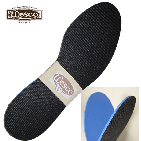 【ブーツライフに欠かせない インソール】　NEW WESCO : ウエスコ　インソール ( 中敷き ）【メール便で発送可】NEW WESCO　Insole Black