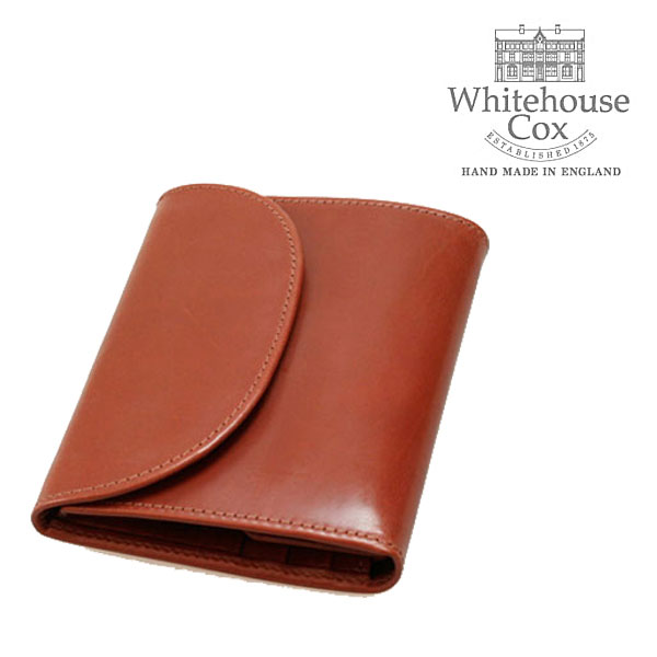 純正レザーバームプレゼント♪アンティークブライドルレザーが復活☆正規販売代理店Whitehouse Cox SMALL 3FOLD WALLET / ANTIQUE BRIDLE ( アンティークブライドルレザー ) ホワイトハウスコックス s1058　whc【送料無料】 ホワイトハウスコックス whitehousecox