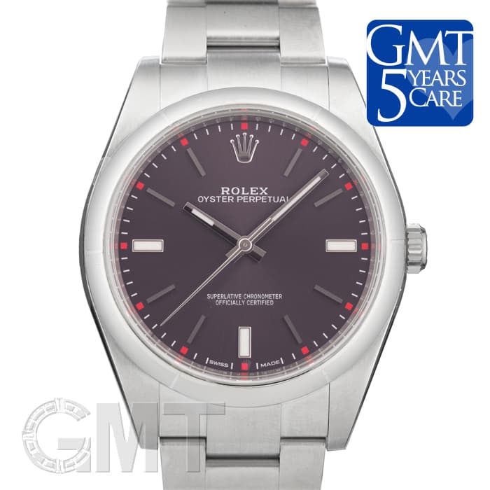 ロレックス オイスターパーペチュアル 39 114300 レッドグレープ ROLEX