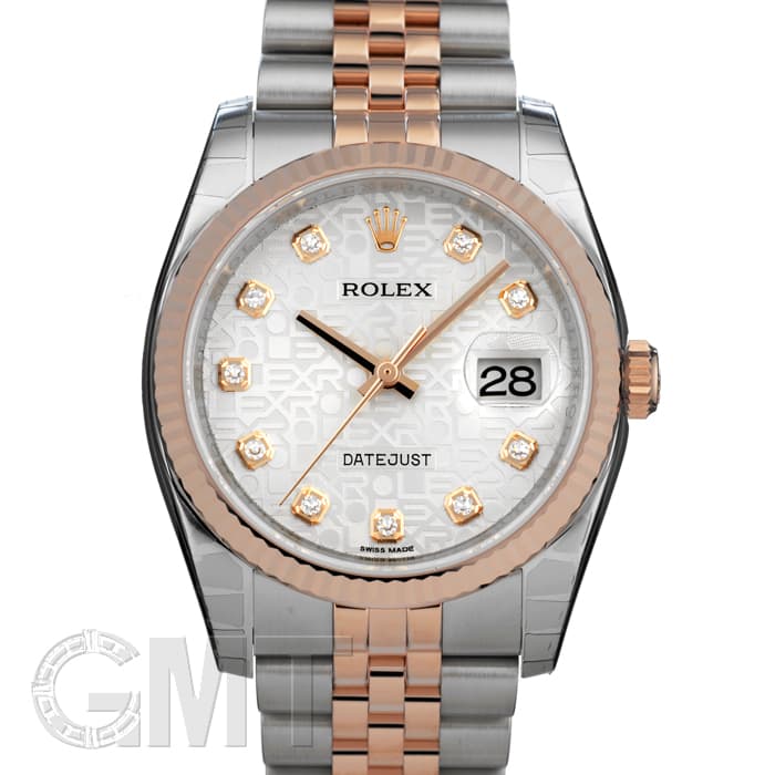 ロレックス デイトジャスト 116231G シルバーコンピュータ ROLEX