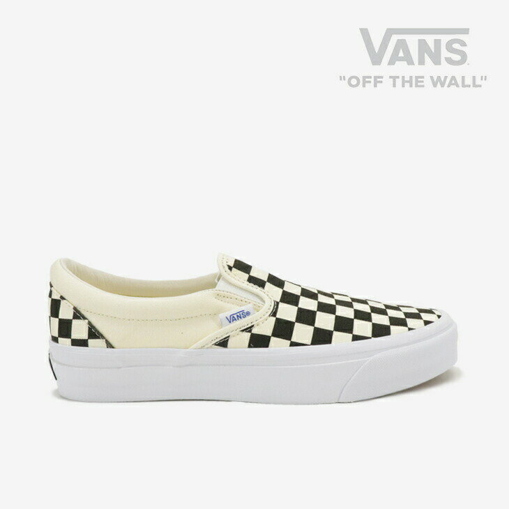 ・VANS Premium｜Slip-On Reissue 98 Lx Checkerboard/ ヴァンズ プレミアム/スリッポン リイシュー ヘリテージ ラックス チェッカーボード/ブラックxオフホワイト #