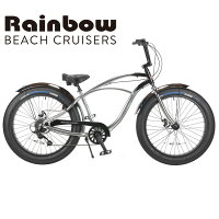 RAINBOW BEACHCRUISER/レインボービーチクルーザー GREASE 8段変速 26 x 3.5 グリース 自転車 26インチ CHROME クロームの画像