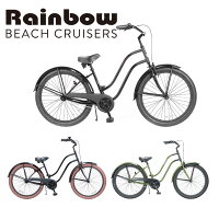 RAINBOW BEACHCRUISER/レインボービーチクルーザー PCH101 26LADYS BLACK COMPONENTS 自転車 26インチ レディース BC / CAT WOMAN / CAT WOMAN2 / ZERO /SAND FOXの画像