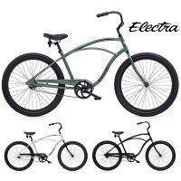 ELECTRA CRUISER LUX 1 MENS/エレクトラビーチクルーザーラックスワン 26インチ シングルギア 26” X 2.35” 自転車 MENS メンズ/ Matt Black Polished Silver Anthraciteの画像