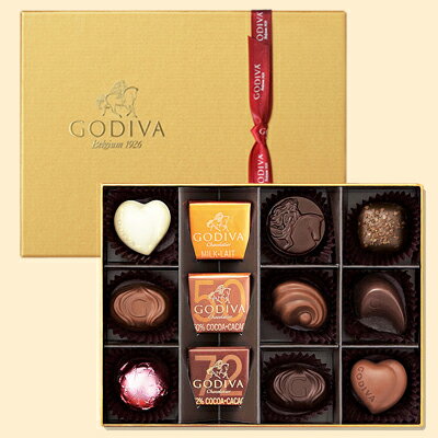 ゴディバ (GODIVA) VD限定 ゴールドコレクション 12粒ゴディバ（GODIVA）2014年バレンタインコレクション