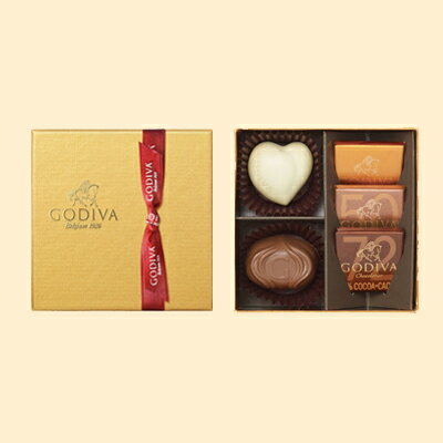 ゴディバ (GODIVA) VD限定 ゴールド コレクション 5粒ゴディバ（GODIVA）2014年バレンタインコレクション
