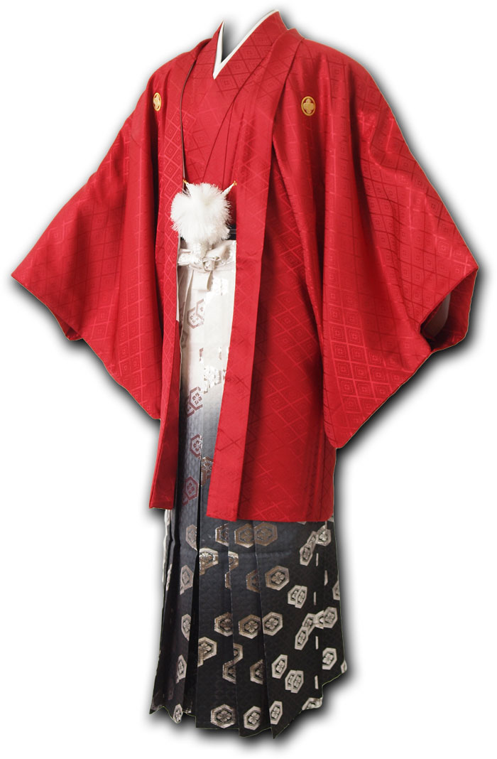 【成人式・卒業式】男性用レンタル紋付き袴フルセット-7220...:gofuku:10012989
