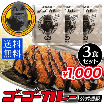 ゴーゴーカレー レトルト カレー 中辛 辛口 甘口 選べる1000円 ポッキリ 送料無料 食品 レトルトカレー 詰め合わせ セット ポイント消化 メール便