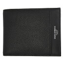 ドルチェ&ガッバーナ 財布 メンズ DOLCE&GABBANA 二つ折り財布 レザー ブラック BP0457 B5382 80999