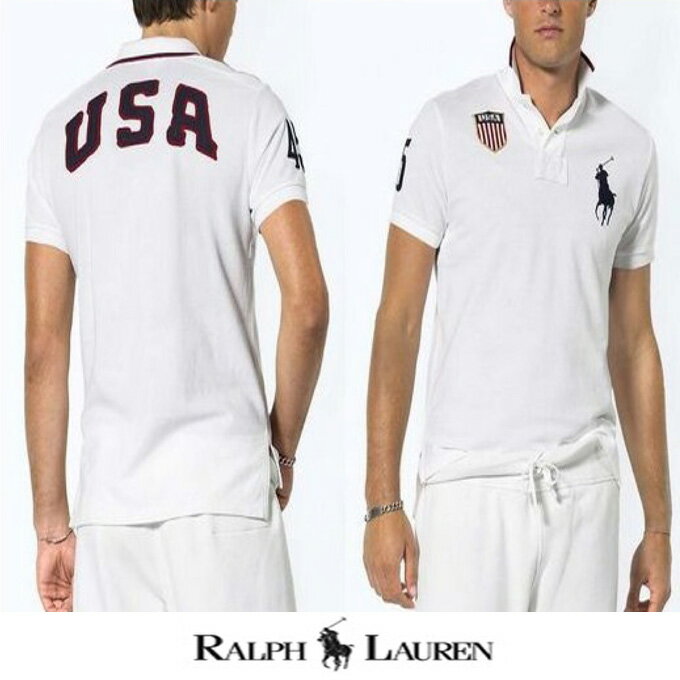 ラルフローレン Polo Ralph Lauren ポロ ラルフ・ローレン ビッグポニー 大きいサイズ メンズ レディース ポロシャツ shirts レディス men’s 半袖 白ホワイトwhite ladies レデイース Sサイズ 7号 Mサイズ 9号 Lサイズ 11号 LLサイズ 2L LL 13号 3L 15号 XXLメール便可