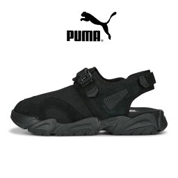 PUMA <strong>プーマ</strong> TS-01 TONAL SANDAL トーナル ストラップ <strong>スニーカーサンダル</strong> 390751 黒 ミュール シューズ メンズ レディース