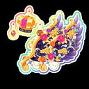 【中古品】アイカツスターズ 星のツバサ 2弾 SPR ブルーミングクイーンクラウン S2-39