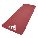 adidas(アディダス) フィットネスマット ADMT-11014 | ヨガマット ヨガラグ ホットヨガマット エクササイズマット フィットネスマット ピラティス マット yoga mat ヨガ 用品 ホットヨガ おすすめ ラグ フィットネス エクササイズ 筋トレ