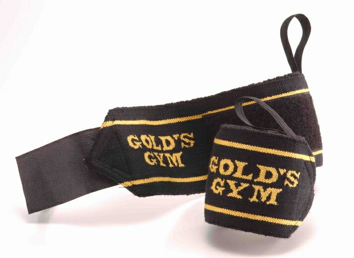 【手首の保護・サポーター】GOLD'S GYM（ゴールドジム）ループ付きリストラップ G3511手首をガッチリとサポート