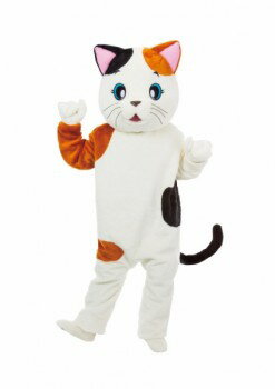 着ぐるみ ねこ 猫　ネコのミケちゃん 本格アニマル着ぐるみ　イベント販促に...:goldstar:10017154