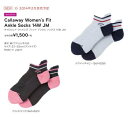 CALLAWAY キャロウェイ アクセサリー レディース ウーマンフィット アンクルソックス 14WJM【RCP】