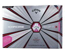 キャロウェイ クロムソフト X トゥルービス ホワイトピンク Callaway CHROME SOFT X TRUVIS ゴルフボール 2018数量限定モデル