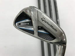 【中古】テーラーメイド SIM MAX アイアンセット Rフレックス 37.75インチ TENSEI BLUE TM60 Cランク 右利き用 Taylormade ゴルフクラブ ゴルフドゥ ゴルフ用品 GOLF DO 中古ゴルフクラブ