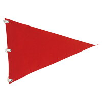 【旗】ライト(LITE) M-103 綿 はた 無地 三角旗 フラッグ ゴルフ ゴルフフラッグ ゴルフ用品 カラー（赤 レッド/白 ホワイト）の画像