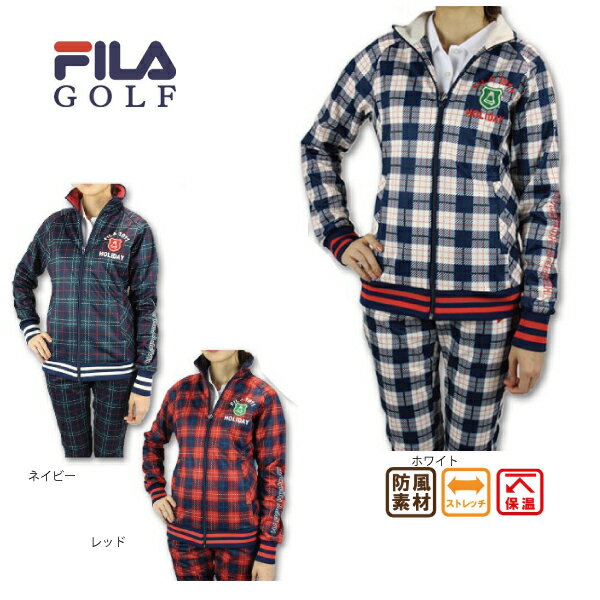 【40%OFF】フィラゴルフ FILA GOLF レディース ブルゾン アウター 秋冬 798226 ボンディング素材 防風 保温【ラッキーシール対応】