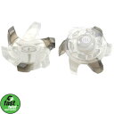 【即納】【バラ売】 ソフトスパイク Soft spikes サイクロン クリア×スモーク (フットジョイ ブラックウィドウ ツアータロン) FTS スパイク鋲 US純正品 19E0T2N-ICE 【200円ゆうメール配送可能】【ゴルフ】