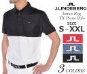 (在庫処分商品)Jリンドバーグ J.LINDEBERG ゴルフウェア メンズウェア ジェームス レギュラー TX ピケ 半袖ポロシャツ 大きいサイズ USA直輸入 あす楽対応