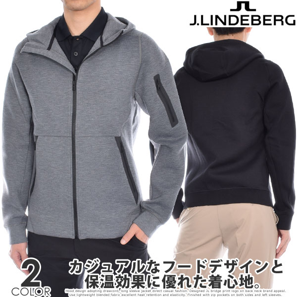 （在庫処分）ジェイリンドバーグ J LINDEBERG 長袖メンズゴルフウェア　アスレチック　フーディー　テック　長袖プルオーバー　大きいサイズ　USA直輸入　あす楽対応 令和元年記念セール